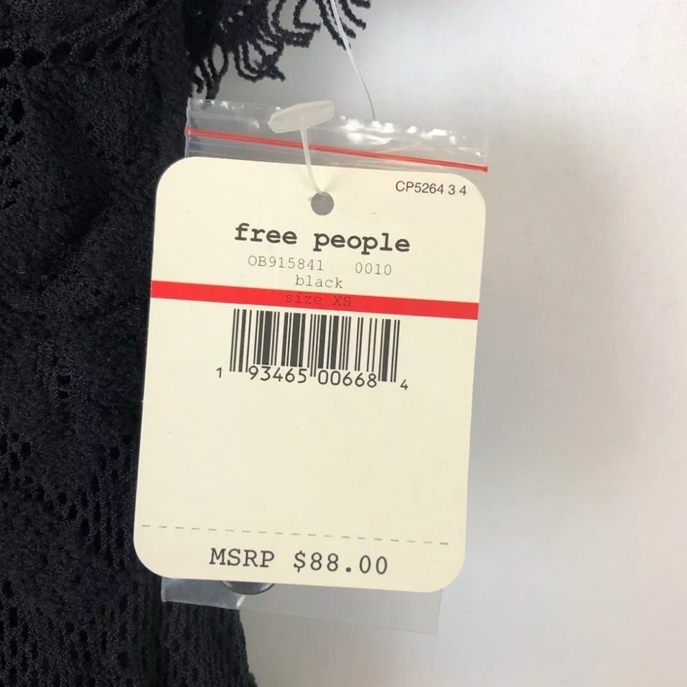Free People Women’s Size XS Black Halter Mini Dress - Picture 5 of 5